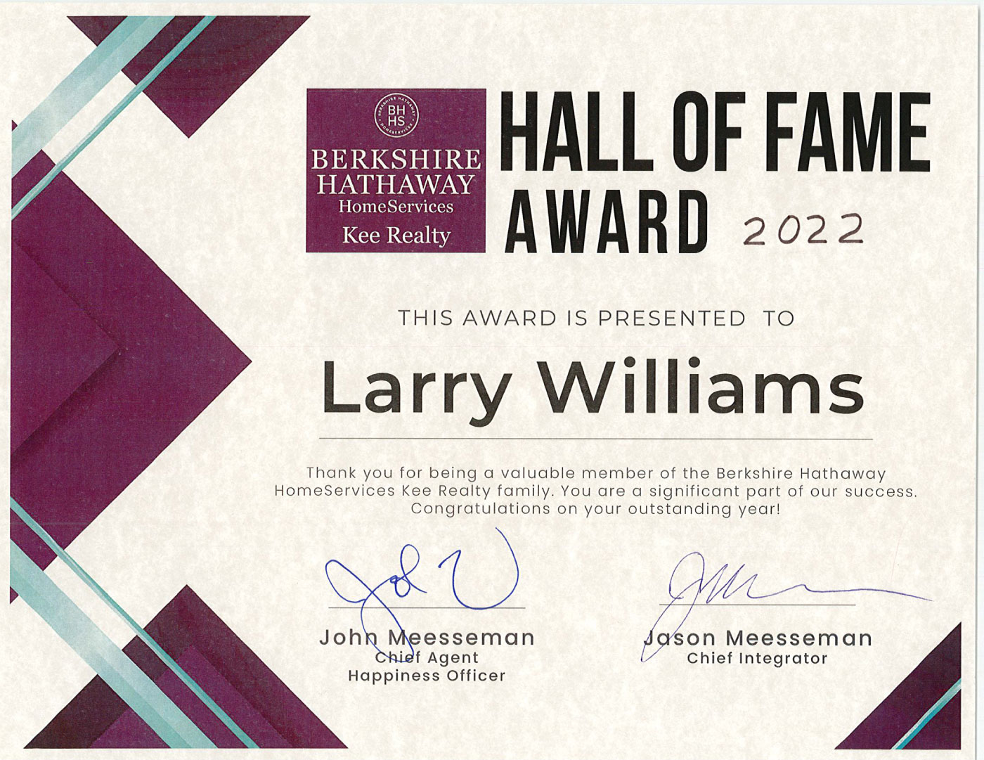 Larry Williams - Realtor